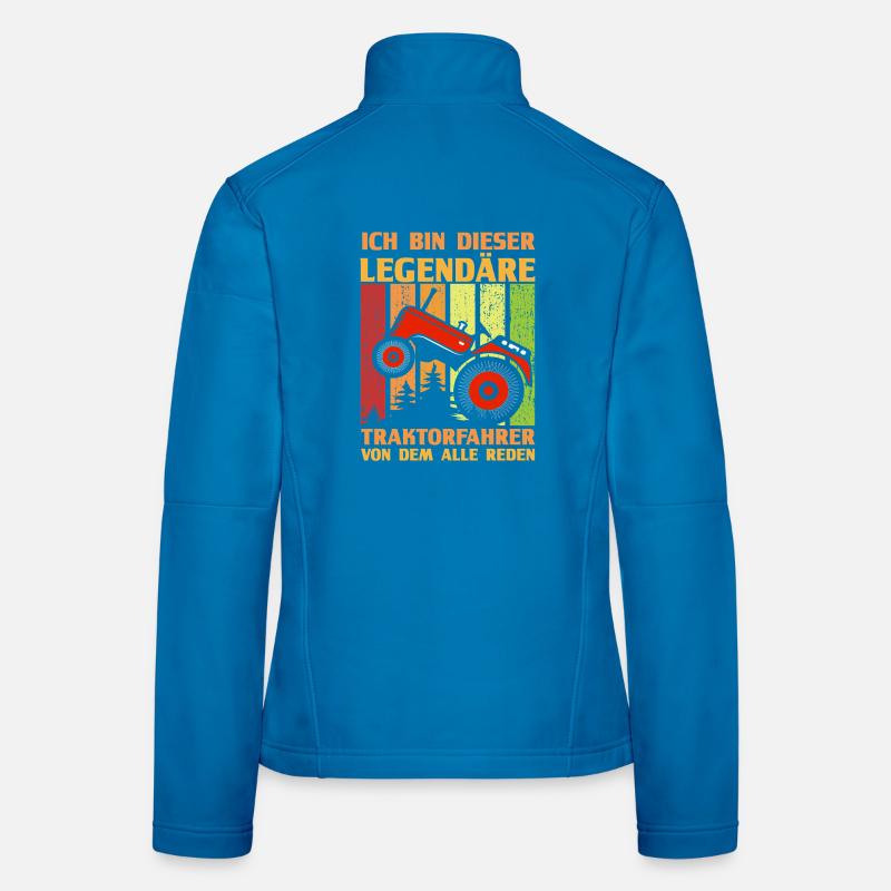 Farmer Farm Farmer Farmer Tractor Women's Softshell Jacket
