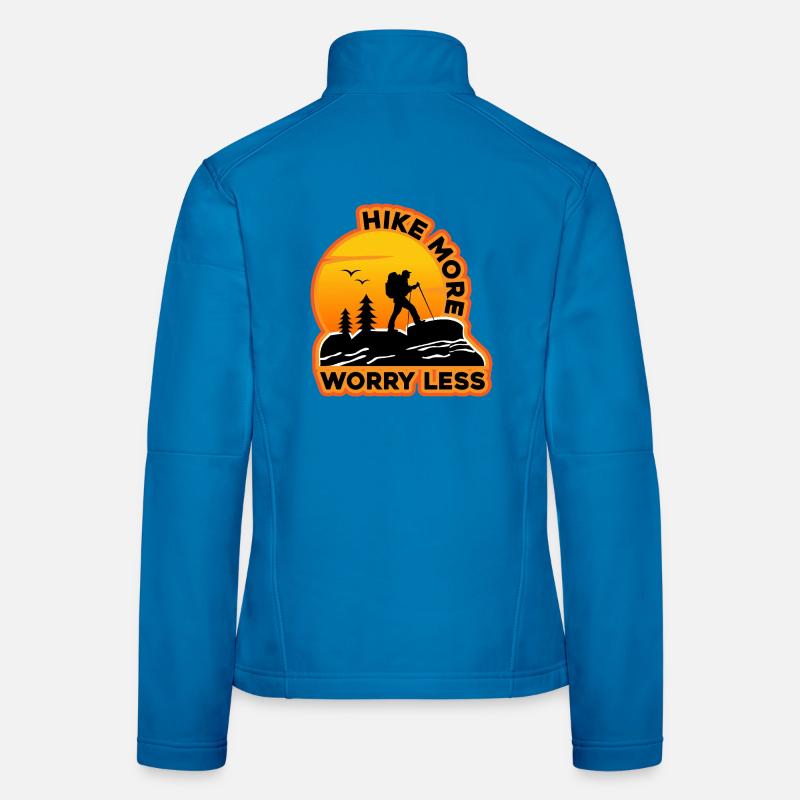 Hike More Worry Less Women's Softshell Jacket
