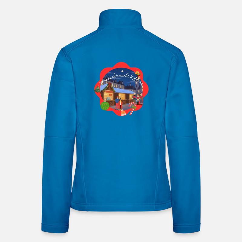 Marché de Noël de Coblence Veste en tissu softshell Femme