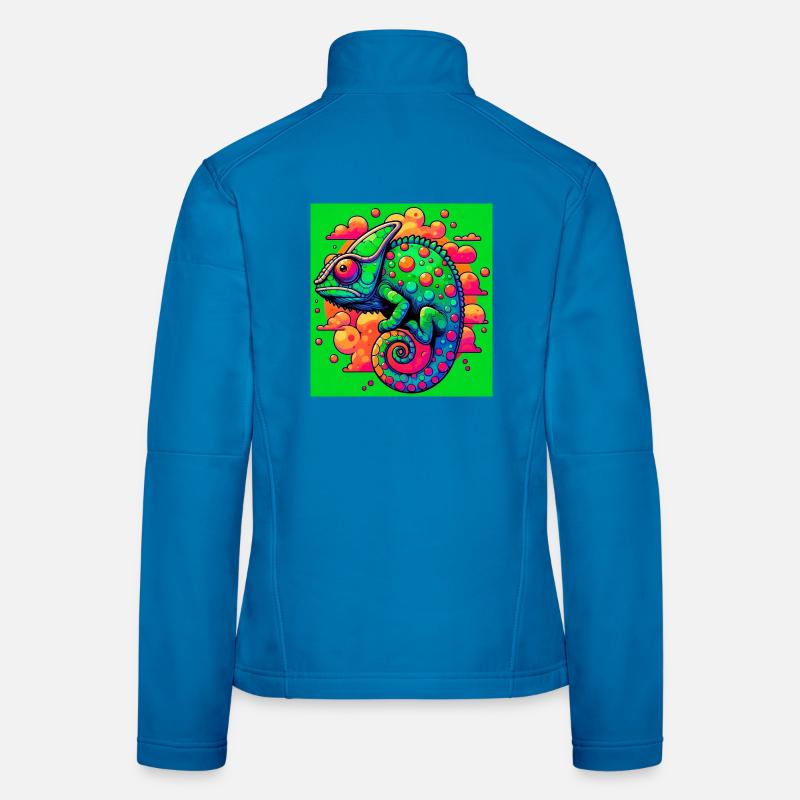 Chamäleon Frauen Softshelljacke