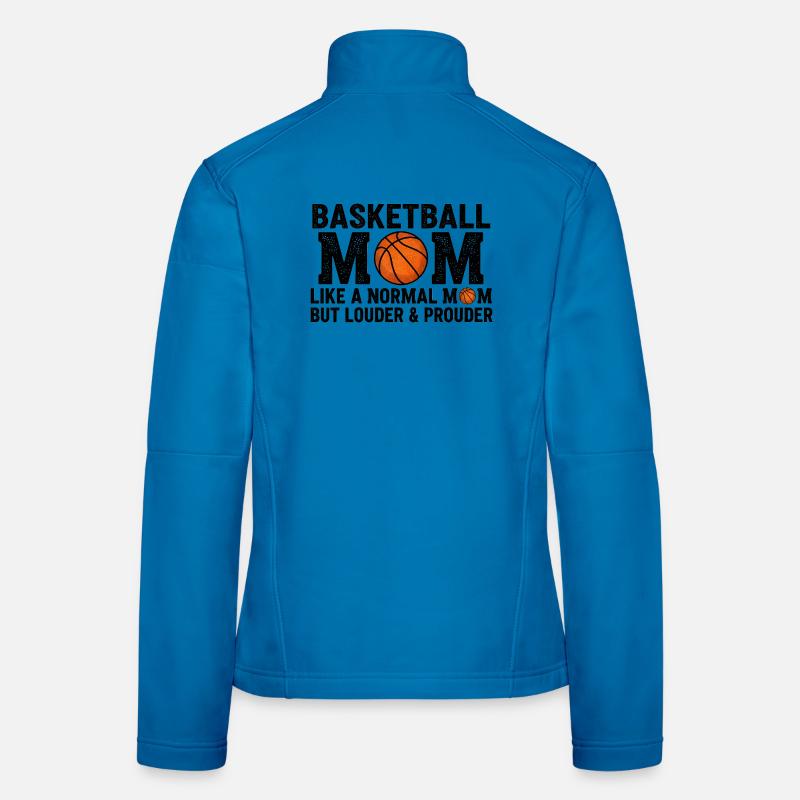 Stolze Basketball-Mutter Zitat Mutter Frauen Softshelljacke