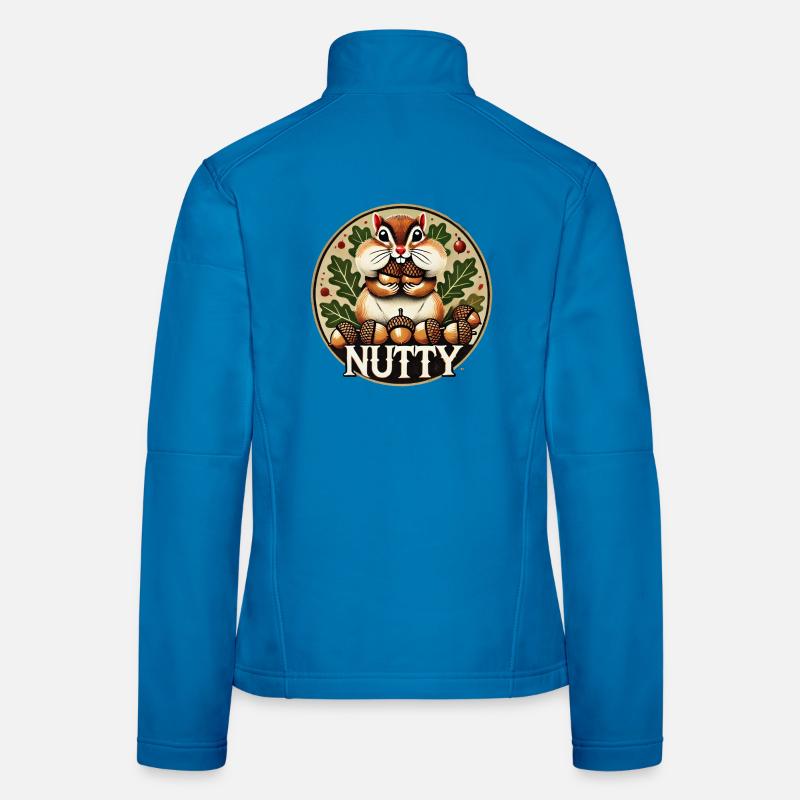 Nutty Chipmunk Harvest Charm Women's Softshell Jacket