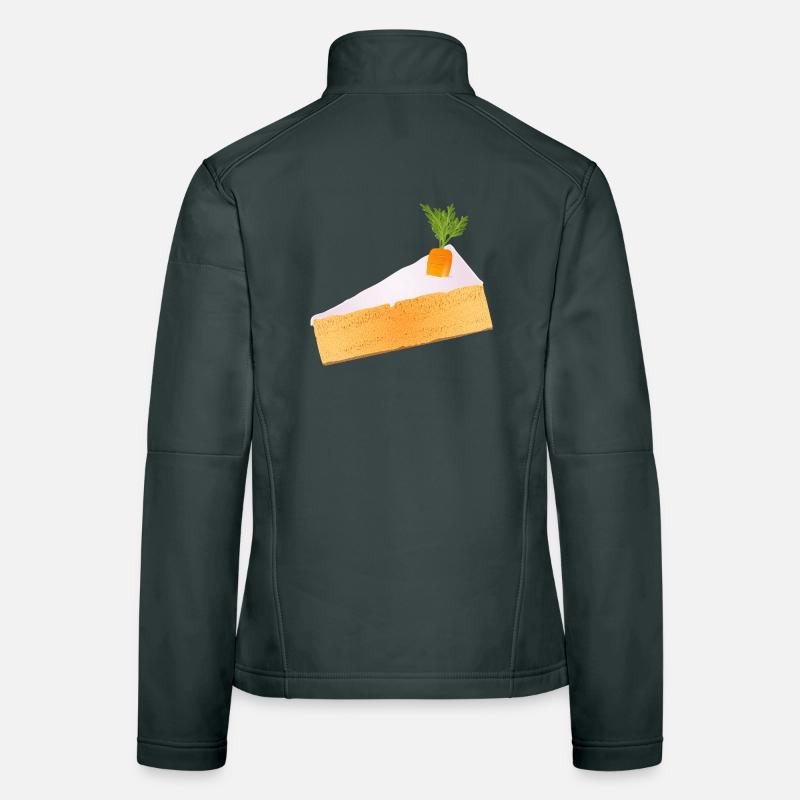 Saftiger Karottenkuchen mit witziger Deko Frauen Softshelljacke