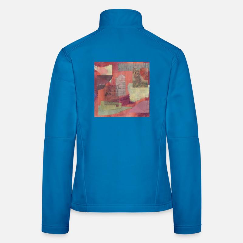 Abstract collage Women's Softshell Jacket