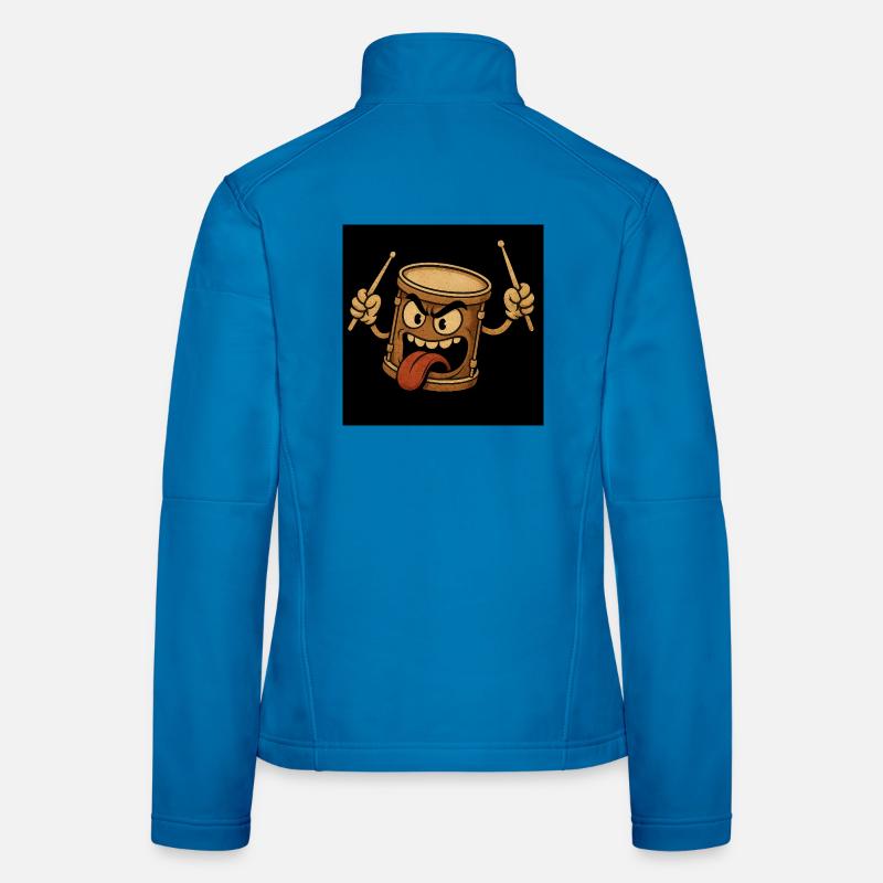 Aggressive Drum Monster Women's Softshell Jacket