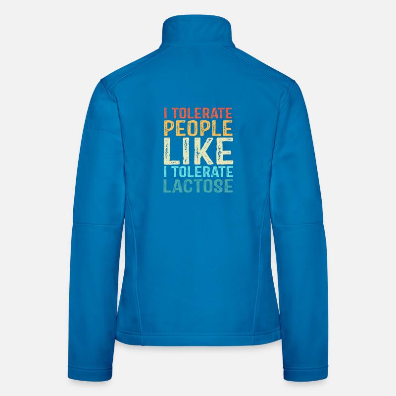 Flatulence Milk Allergy Lactose Intolerance Women's Softshell Jacket