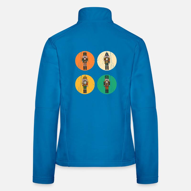 Weihnachtsmann Nussknacker Weihnachten Frauen Softshelljacke