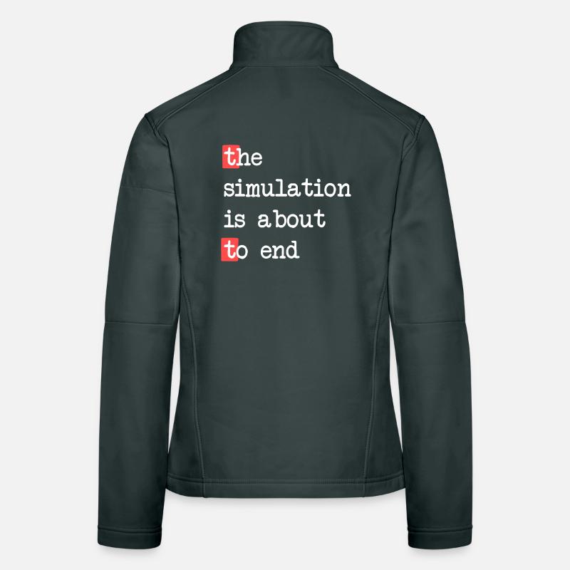 Das Ende der Simulation – Matrix trifft Realität Frauen Softshelljacke