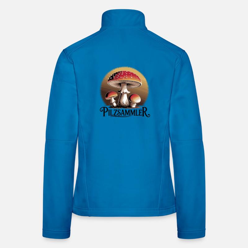 Mystical toadstools in the moonlight Women's Softshell Jacket