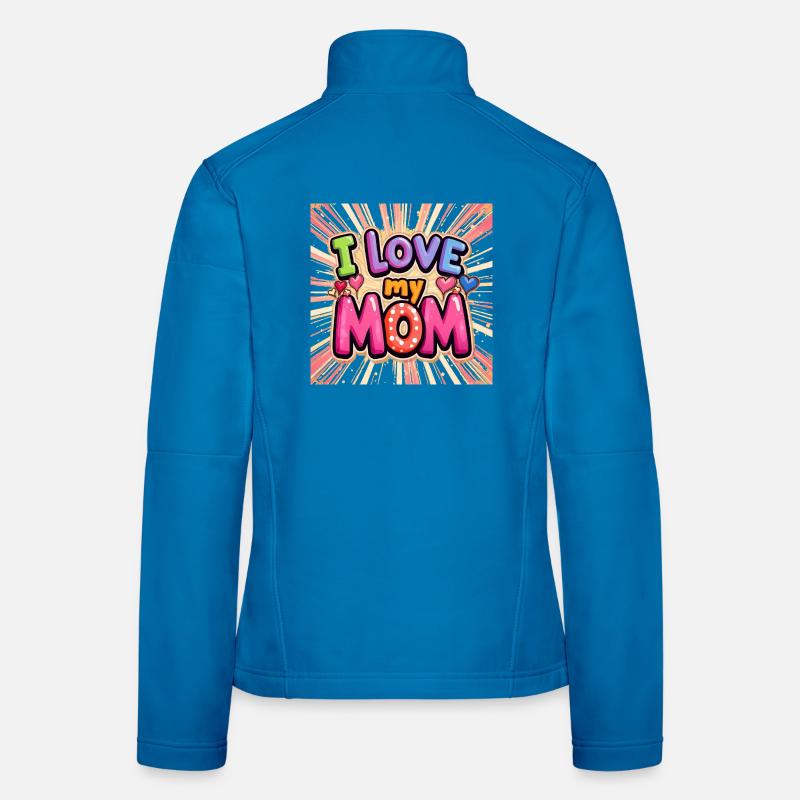 J’aime ma maman Veste en tissu softshell Femme