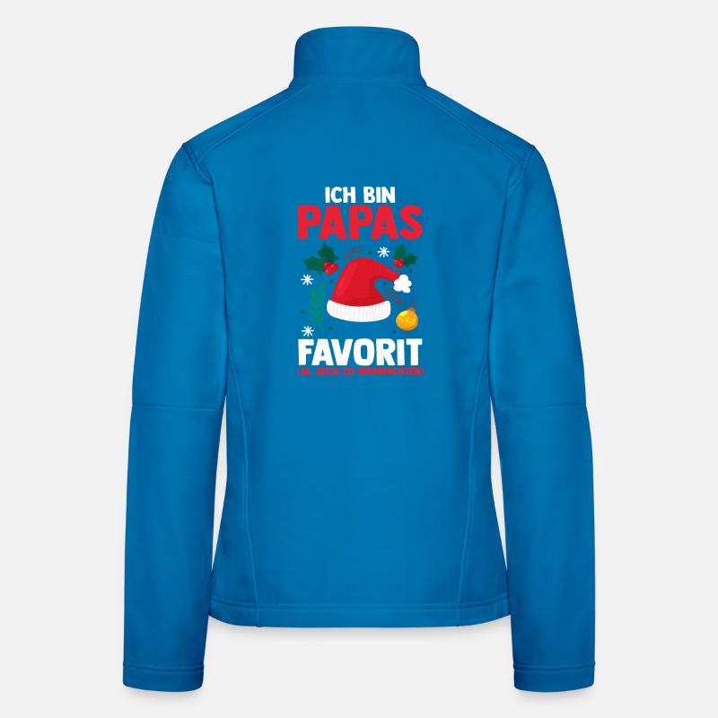 Le Noël préféré du père Noël Veste en tissu softshell Femme