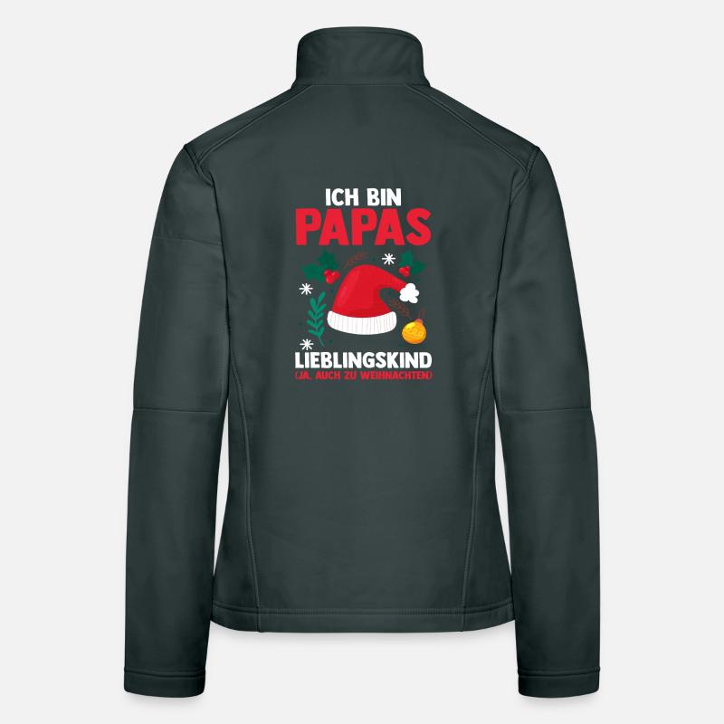 L’enfant préféré de papa Père Noël Veste en tissu softshell Femme