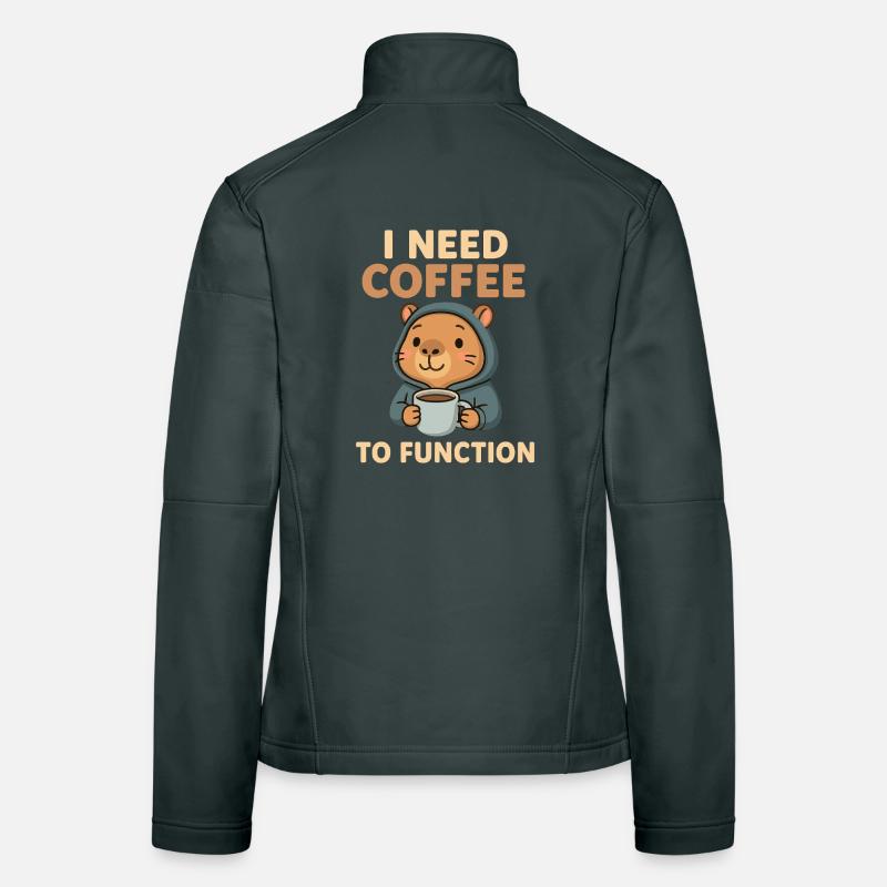 Coffee to Work Design Women's Softshell Jacket