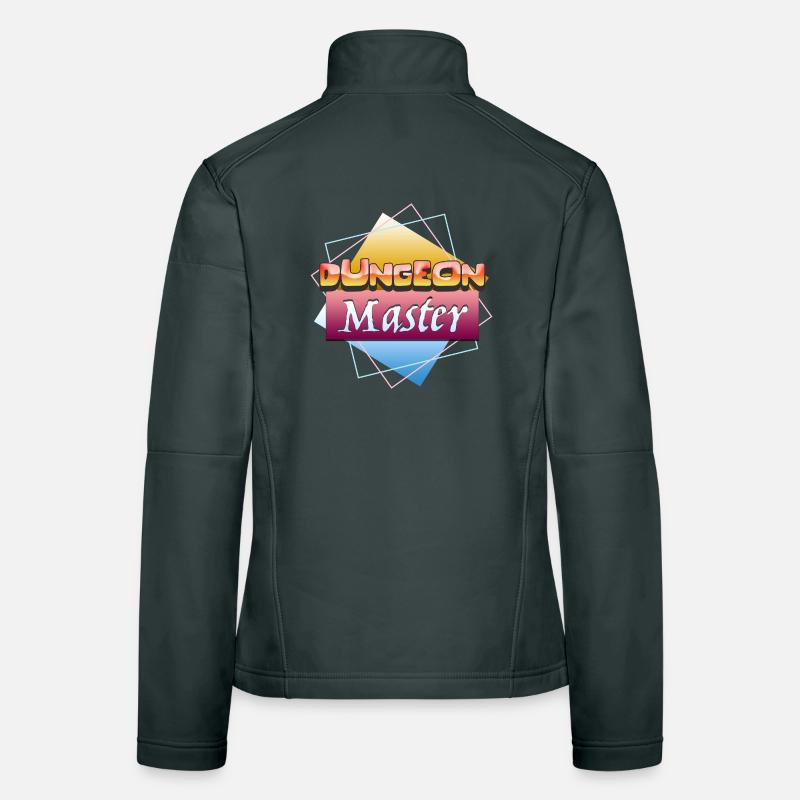 Retro Dungeon Masters Spieldesign-Meister Frauen Softshelljacke