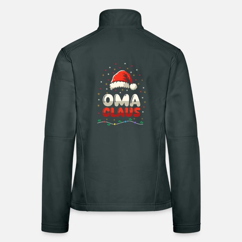 Noël Mère Mère Noël Veste en tissu softshell Femme