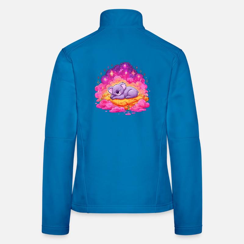 Cuddle Koala Rainbow Dream Women's Softshell Jacket