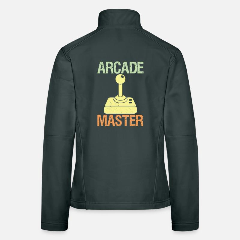 Arcade Master Classic Controller Retro Gaming  Frauen Softshelljacke