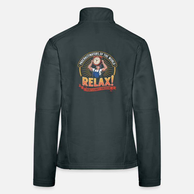Procrastinators Unite ...Tomorrow - Funny Procrast Women's Softshell Jacket