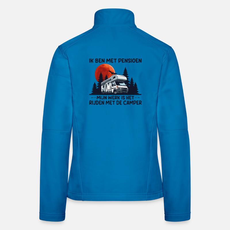 I am a retired camper. Women's Softshell Jacket