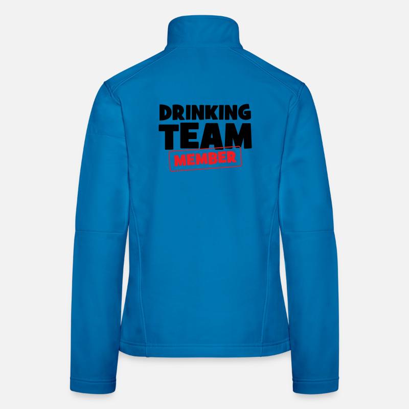 Drinking Team Member / Alcohol Women's Softshell Jacket