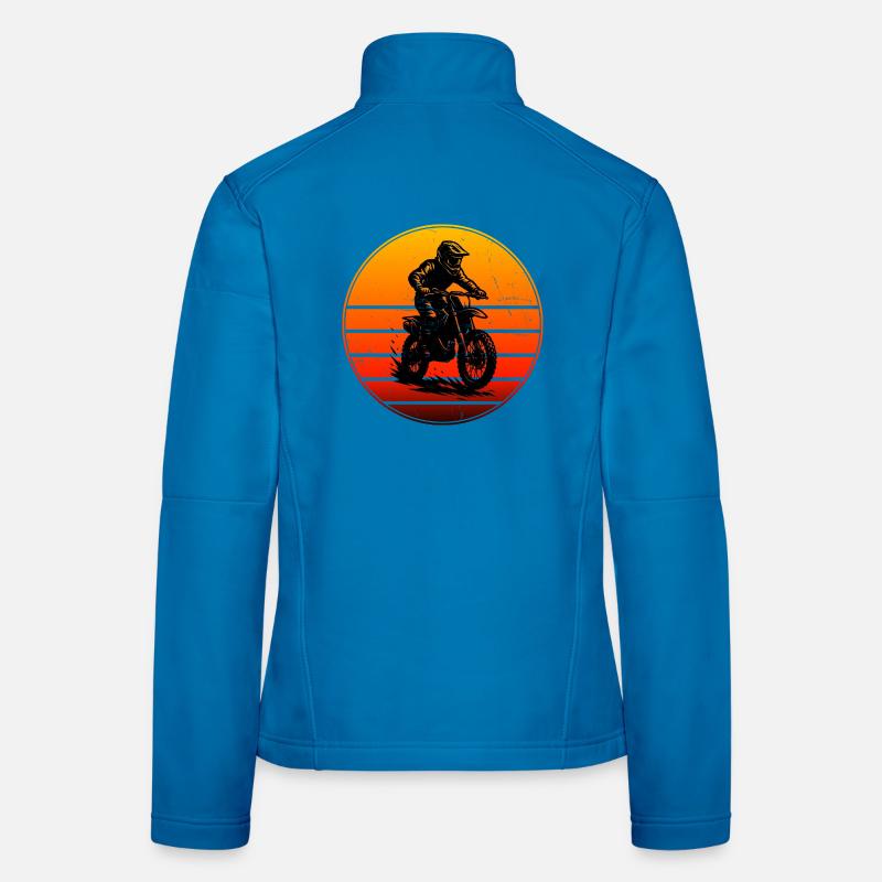 Statement for all motocross Women's Softshell Jacket