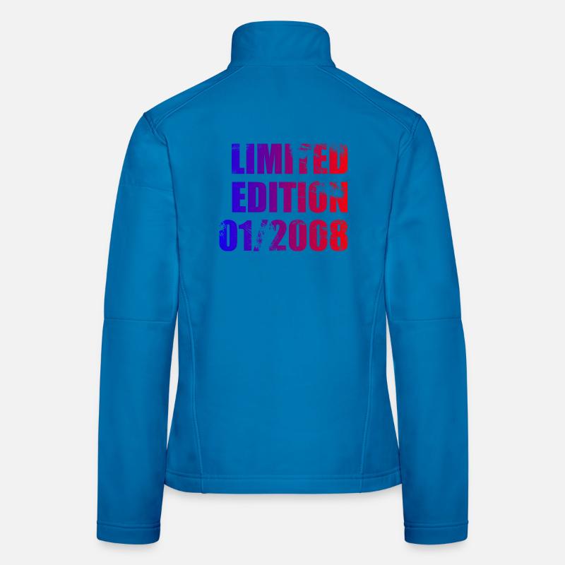 18e anniversaire Édition Limitée 01/2008 Veste en tissu softshell Femme