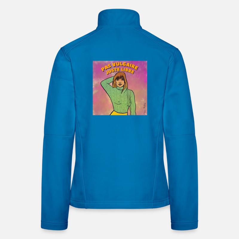 Nicht vulgär, einfach frei Frauen Softshelljacke