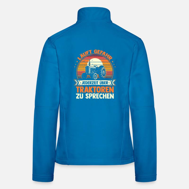 Tractor Farmer Farmer Tractor Driver Tractor Women's Softshell Jacket