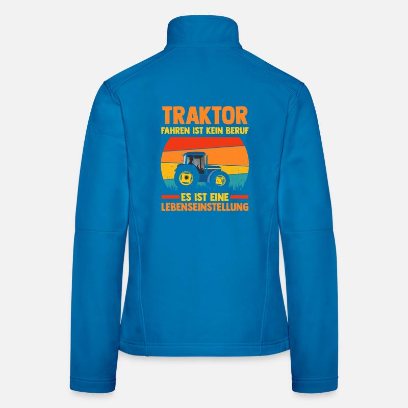 Tractor Farmer Farmer Tractor Driver Tractor Women's Softshell Jacket