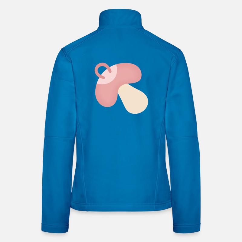 Rosa Schnuller Frauen Softshelljacke