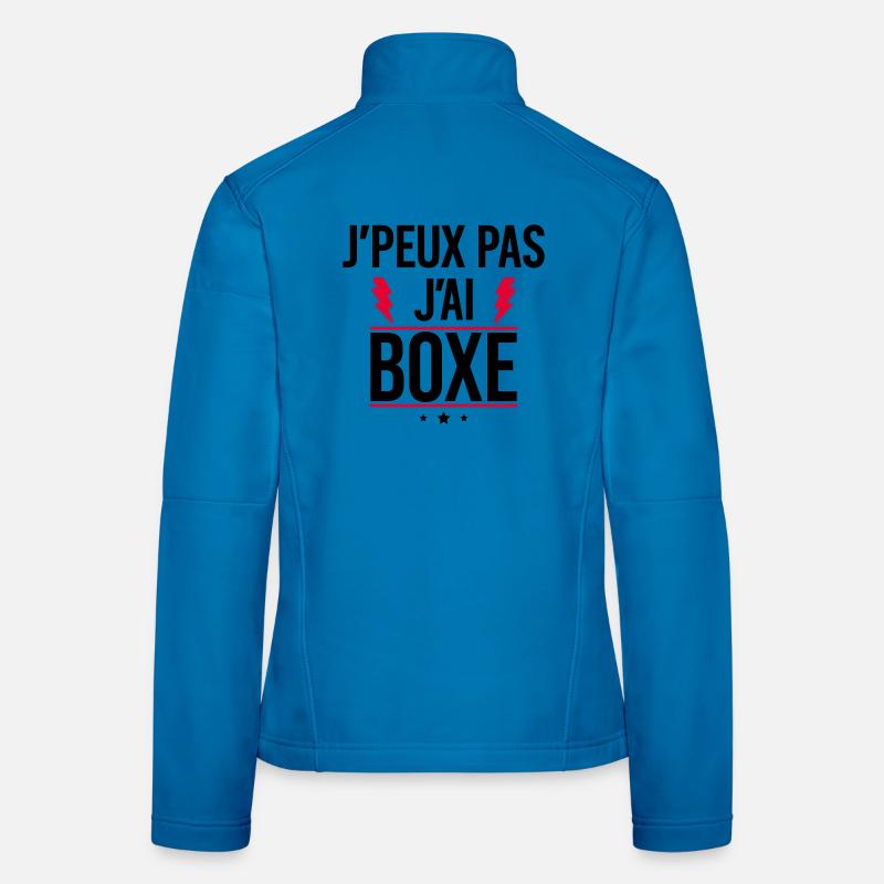 I can't I boxed Humor Boxing Women's Softshell Jacket