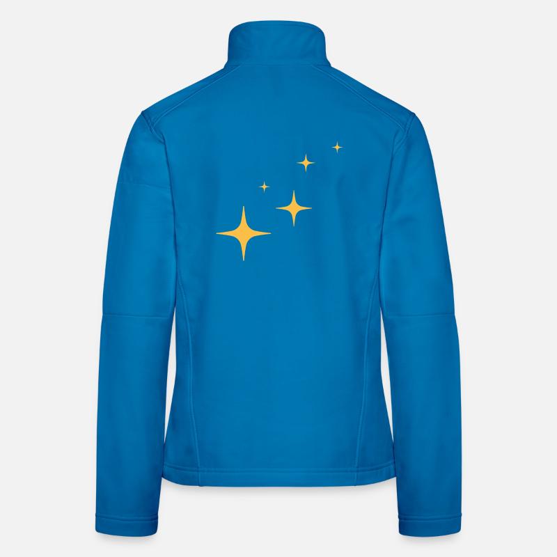 Funkeln - Glitzer - Sterne Frauen Softshelljacke