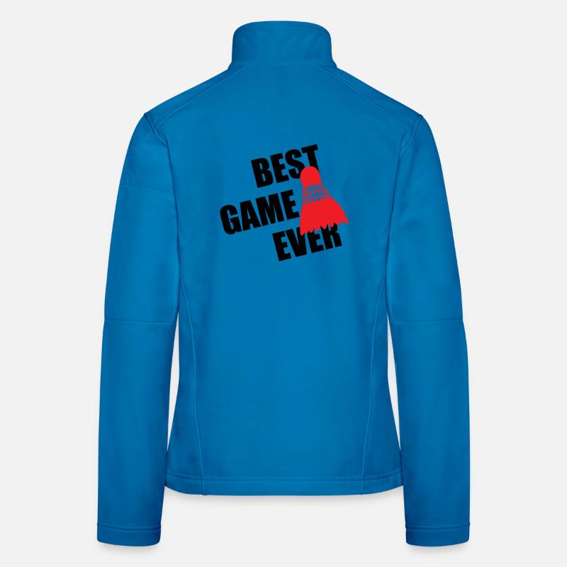 Badminton Best Game Ever Veste en tissu softshell Femme
