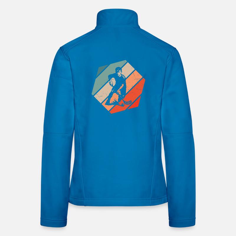 Conception compacte de floorball pour floorball Veste en tissu softshell Femme