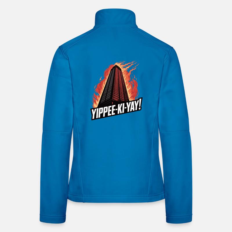 Fiery Skyscraper Boom Women's Softshell Jacket