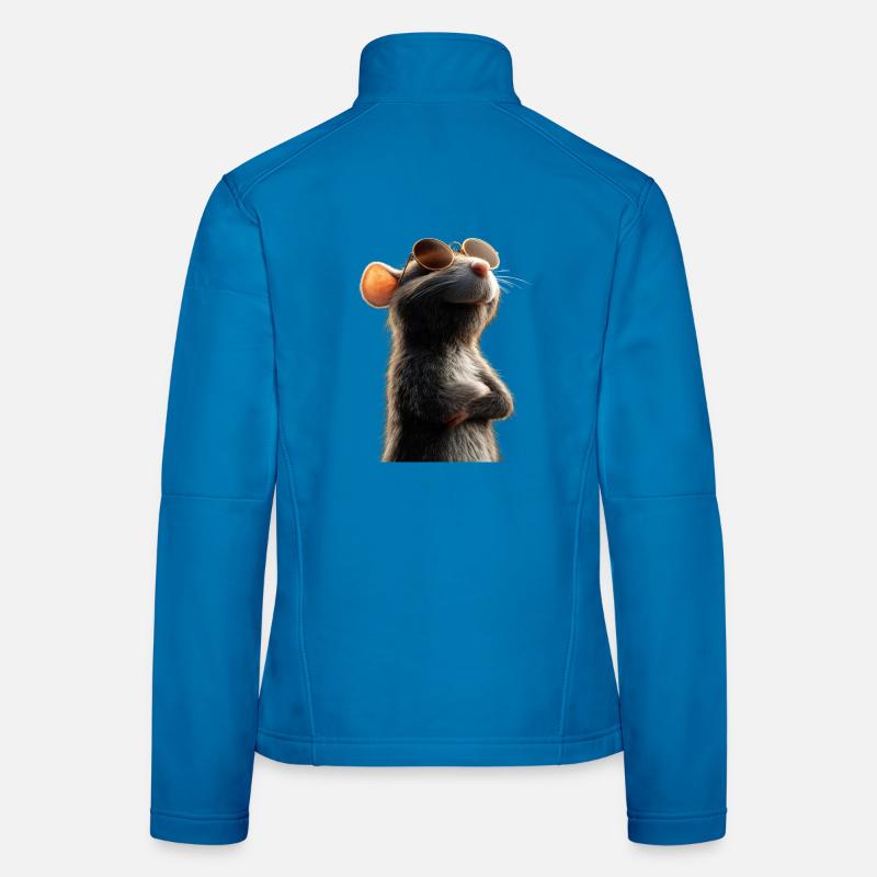 Rat Cute Mouse Rodents Dwarf Mouse Rats Mice Women's Softshell Jacket