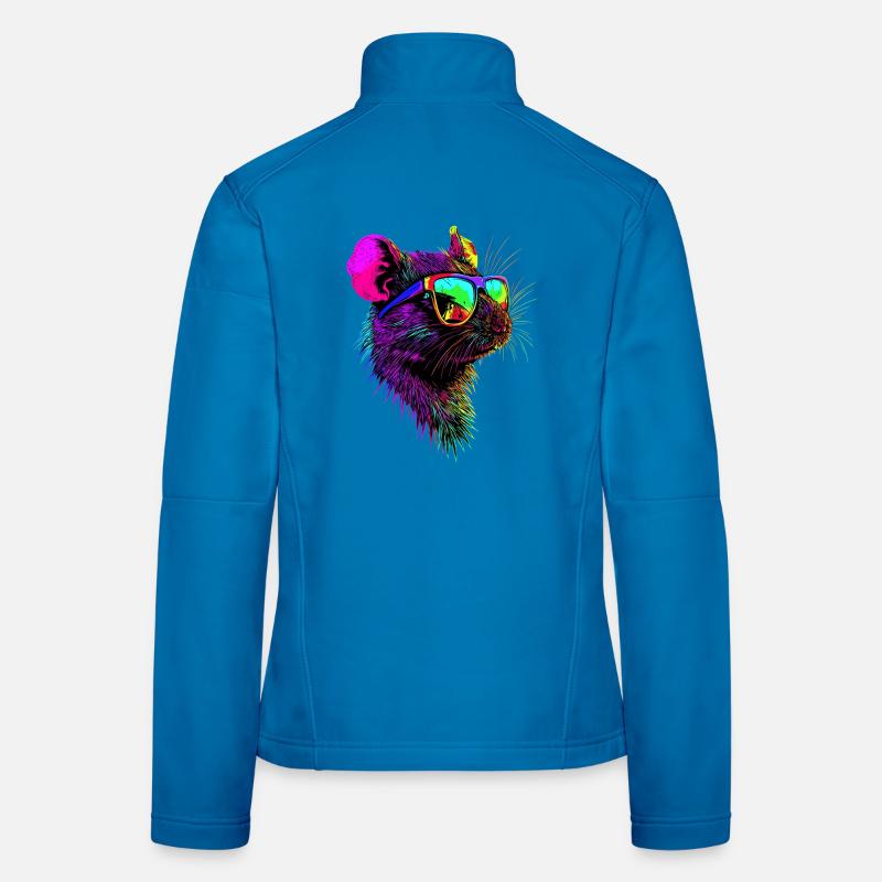 Rat Cute Mouse Rodents Dwarf Mouse Rats Mice Women's Softshell Jacket