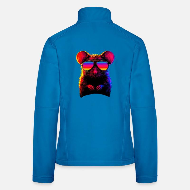 Rat Cute Mouse Rodents Dwarf Mouse Rats Mice Women's Softshell Jacket