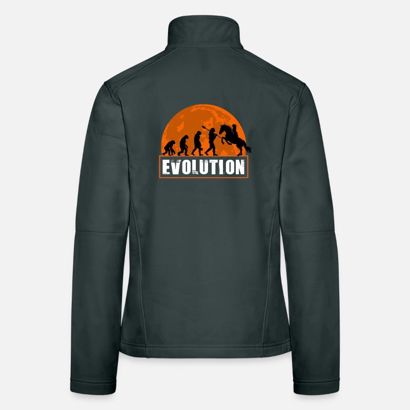 Évolution du jockey de courses de chevaux Cavalier Veste en tissu softshell Femme