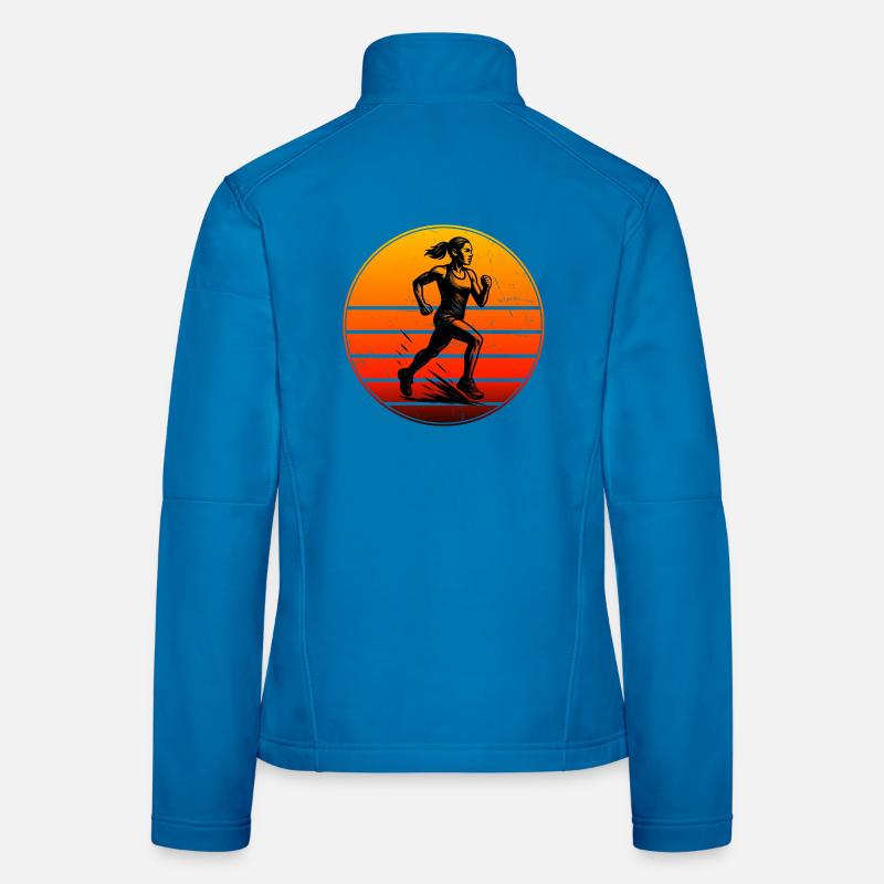 Coole Running Inspiration Frauen Softshelljacke