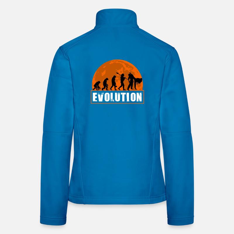 Judo Evolution Martial Arts Lover Judo Player Women's Softshell Jacket