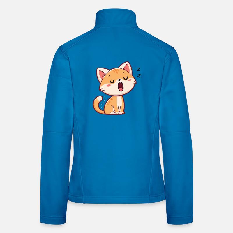 Pastell-Schlafkätzchen Frauen Softshelljacke
