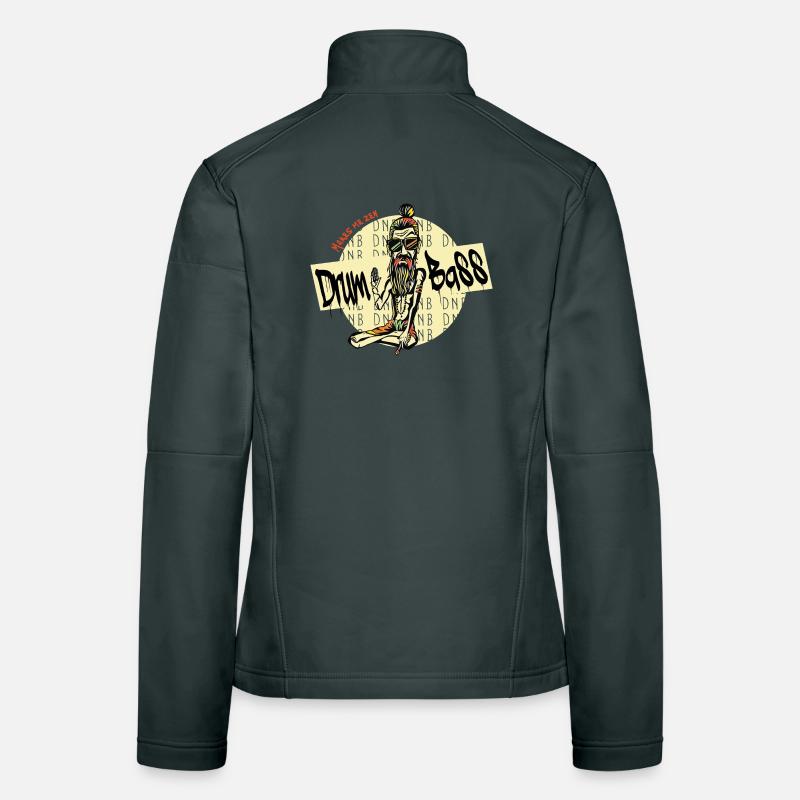 DNB Makes Me Zen - Drum and Bass , DnB, Drum n Bas Frauen Softshelljacke
