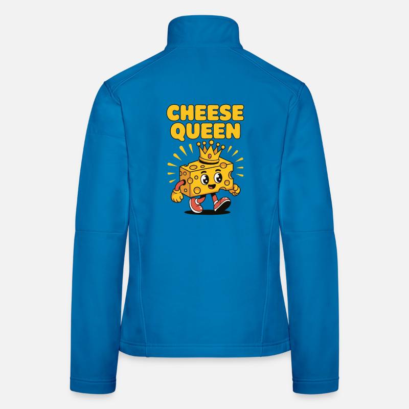 Cheese Queen – Käse mit Krone Frauen Softshelljacke
