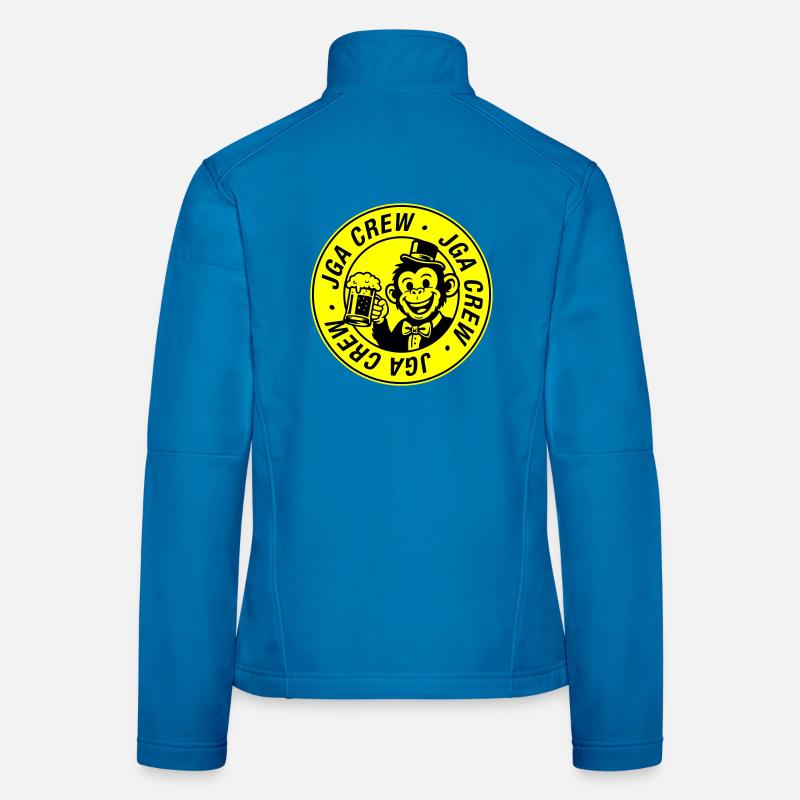 Bachelor Crew Monkey Bachelor Party Women's Softshell Jacket