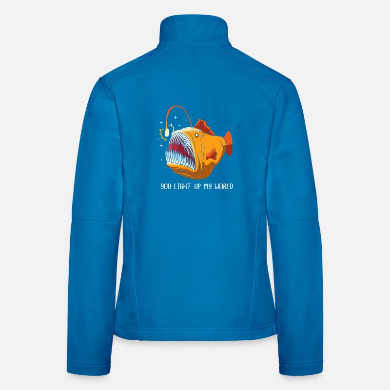 Anglerfisch Frauen Softshelljacke