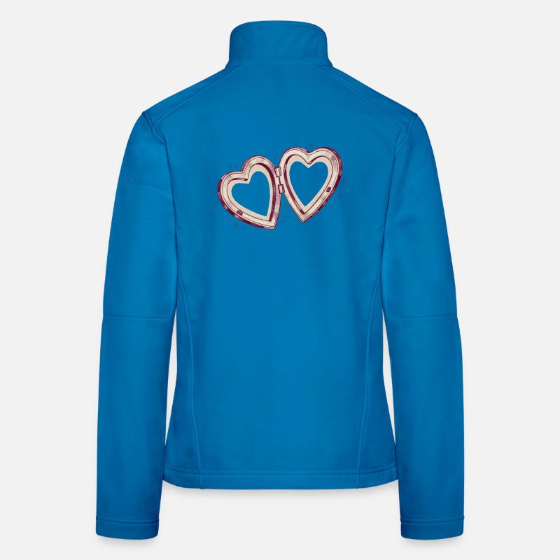 Double heart connection Women's Softshell Jacket