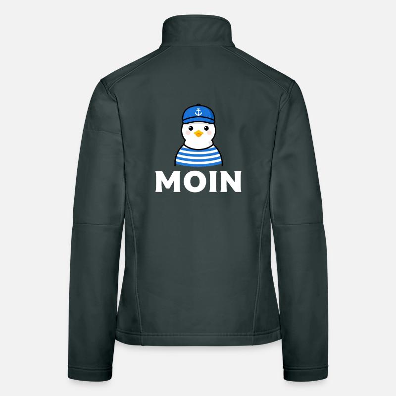 Moin Möwe im Sailor-Stil Frauen Softshelljacke