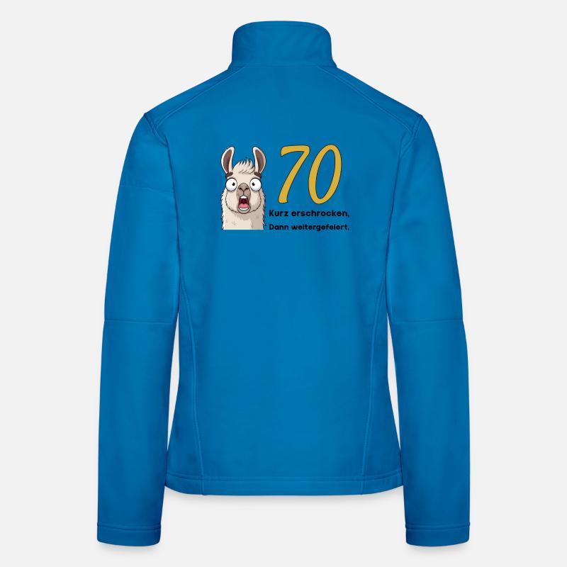 70e anniversaire – brièvement effrayé, puis célébré Veste en tissu softshell Femme