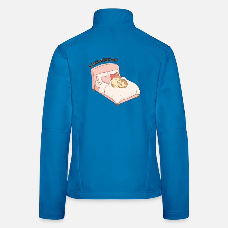 Mode Amour activé - Katzenliebe Veste en tissu softshell Femme